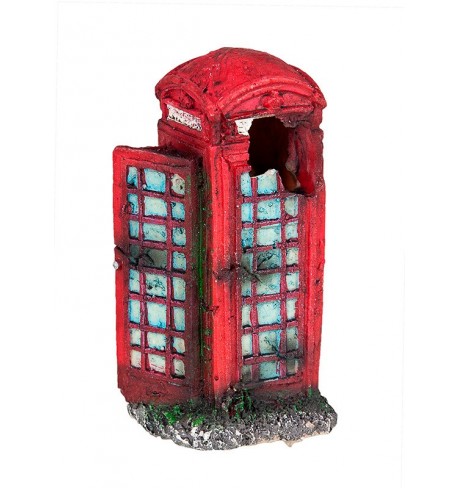 Dekoracija "Telefono būdelė", 8 cm